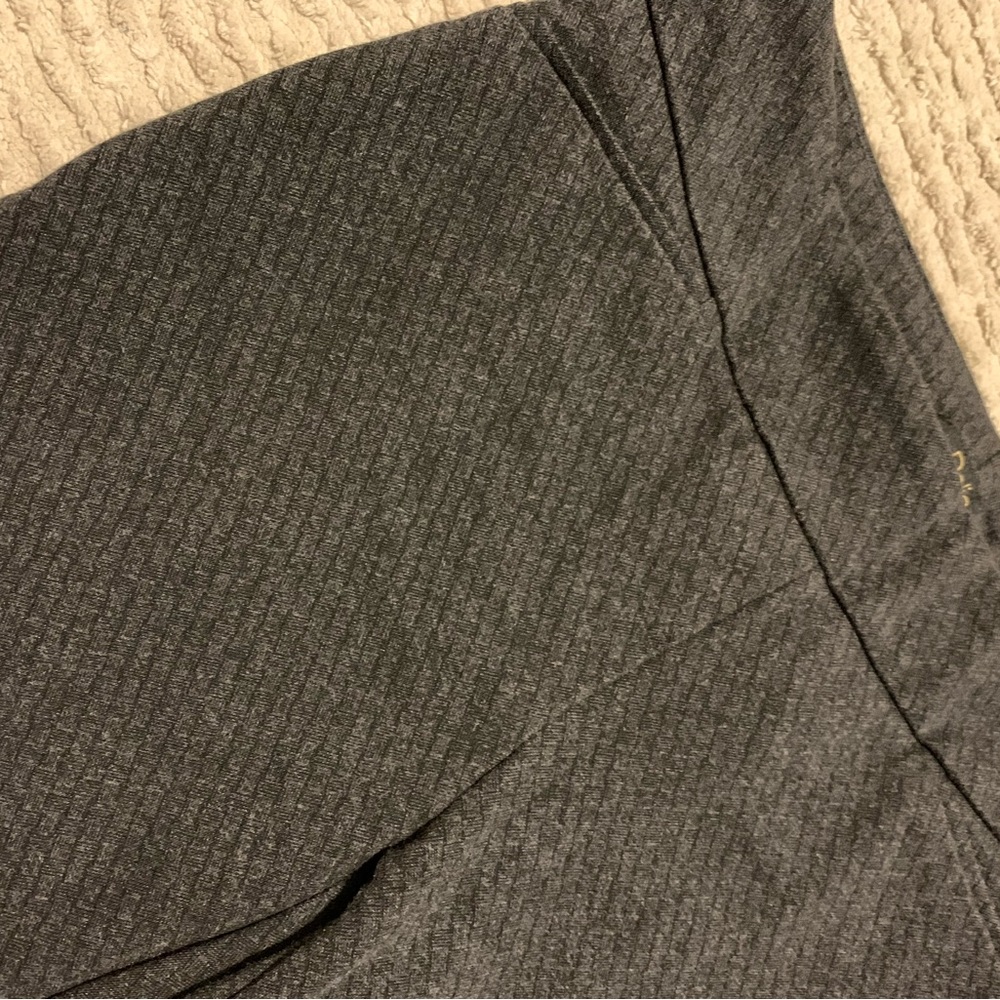 Dahlia Gray Patterned Stretchy Professional Pants